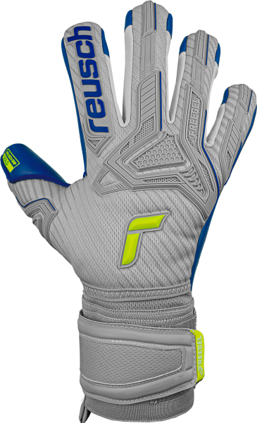 Reusch Attrakt Freegel Gold Finger Support 5270130 6006 yellow grey front